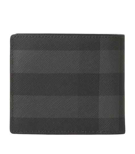 burberry check canvas wallet|More.